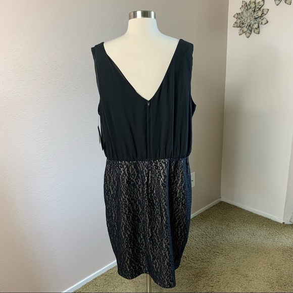 BCX Sheath Cocktail Dress Sleeveless Black Plus 1X - Picture 5 of 11